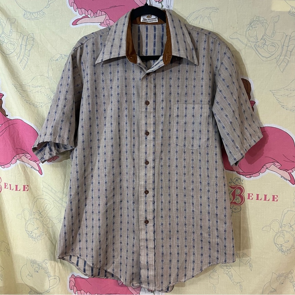 Vintage Van Heusen 417 Double Identity Button Down Shirt